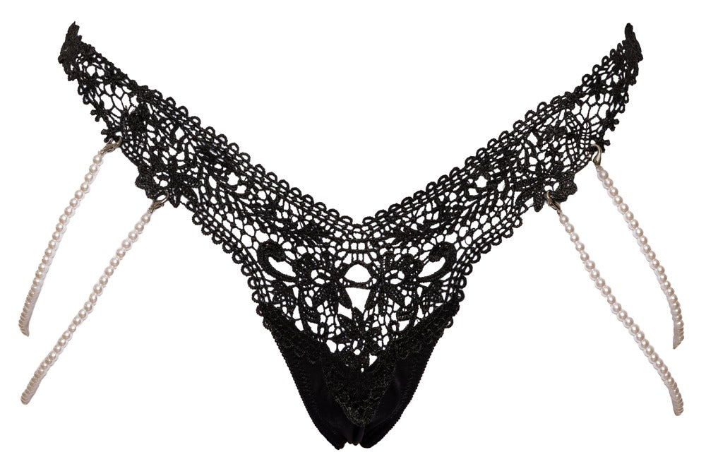 String with Pearl Chains M/L - Tanga Rio Cottelli Lingerie