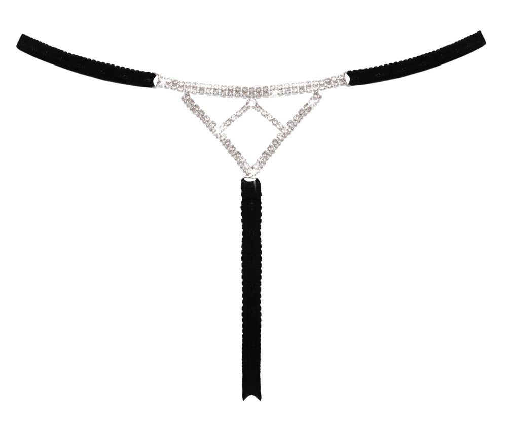 String Rhinestones Cottelli Lingerie - Tanga Glamour con Cristales