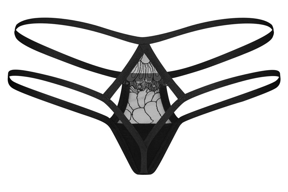 OBS Thong L/XL Negro - Tanga Elegante Obsessive
