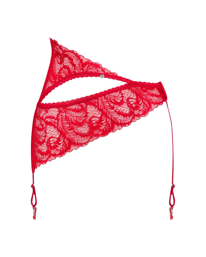 OBS Garter B. M/L - Liguero Asimétrico Rojo Atenica