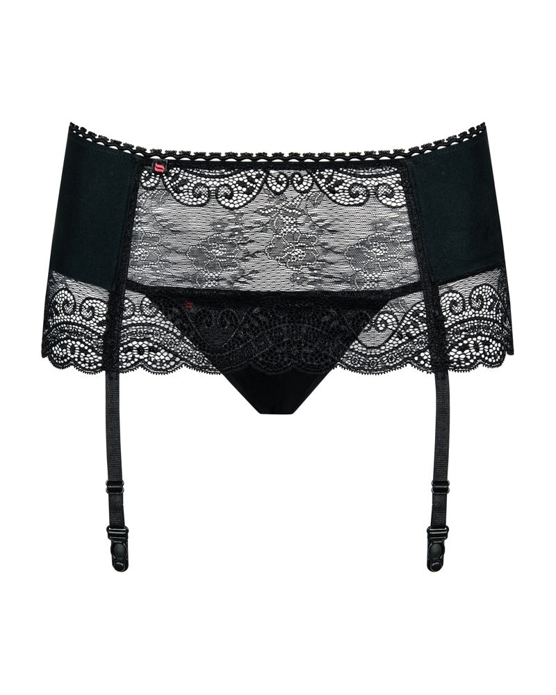 OBS Garter Belt S/M - Liguero Clásico Obsessive con Tanga