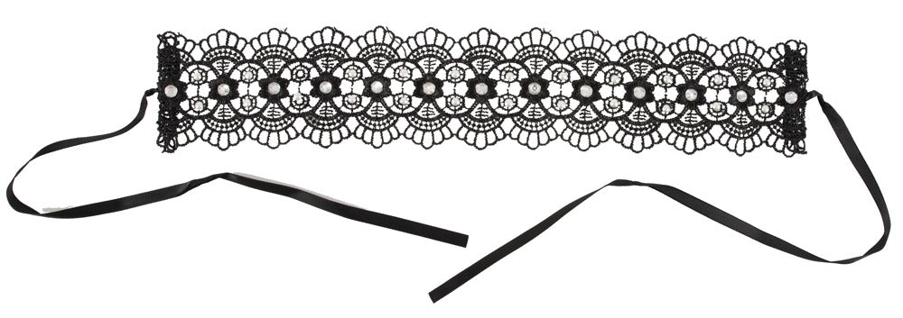 Choker Bordado con Strass Cottelli Accessoires