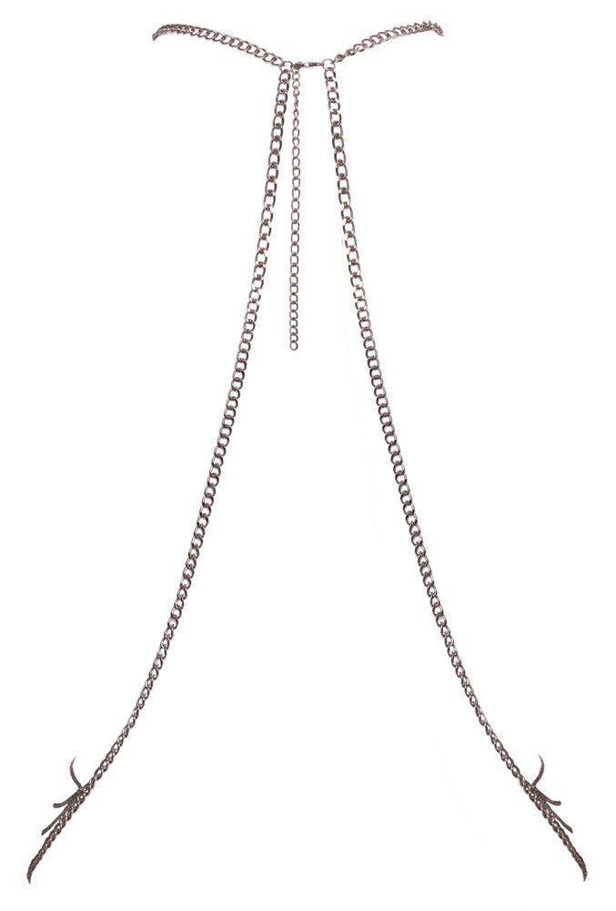 Body Chain Silver Cottelli Accessoires - Joya Corporal Plateada Ajustable