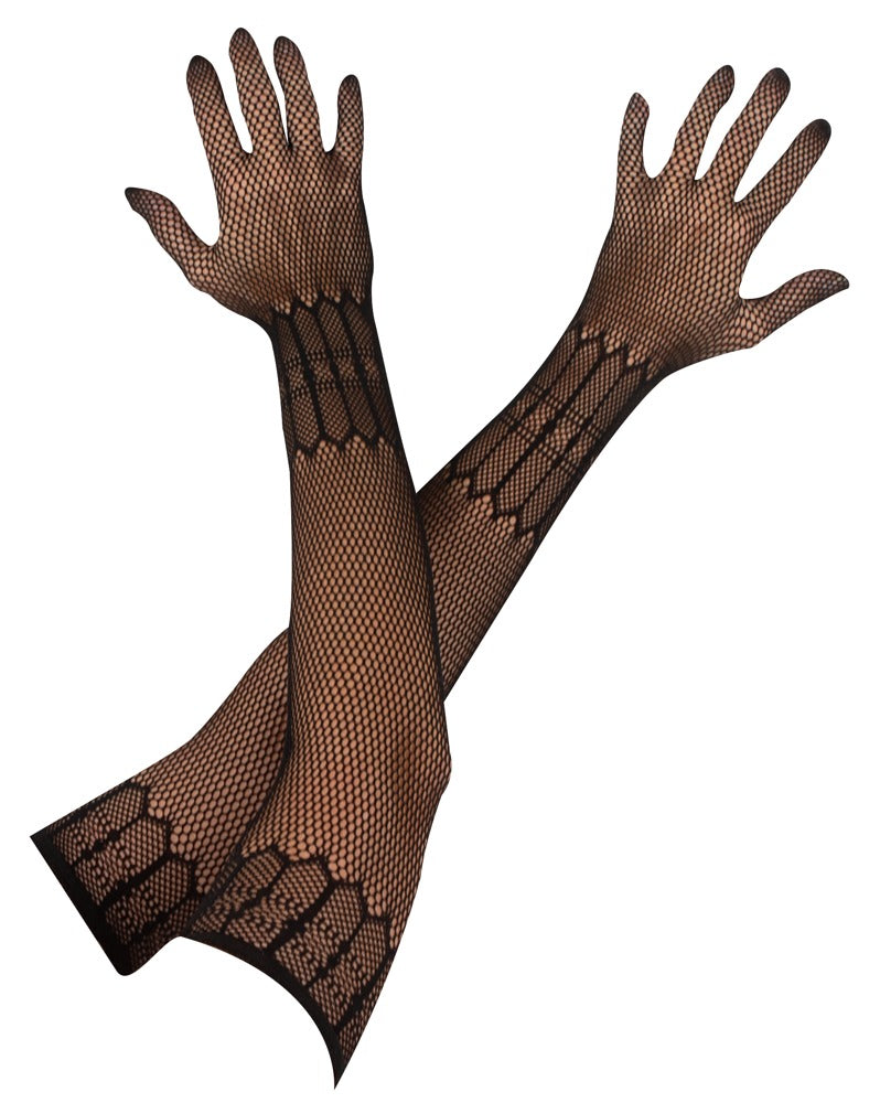 Guantes de Malla Cottelli Accessoires - Largos hasta el Codo S-L