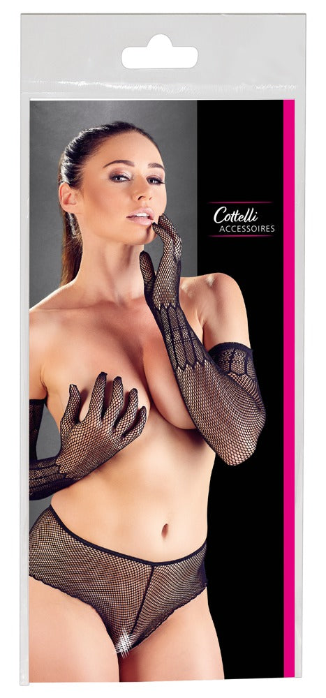 Guantes de Malla Cottelli Accessoires - Largos hasta el Codo S-L