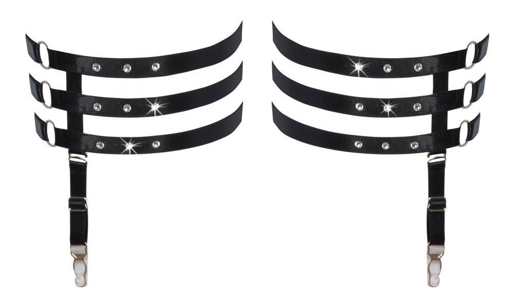 Liguero Triple Cottelli Accessoires L/XL - Tirantes Desmontables y Strass