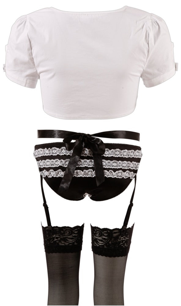 Disfraz Maid Set L Cottelli Costumes - Uniforme de Sirvienta Sexy