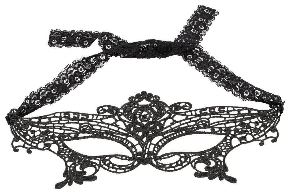 Antifaz Negro Bordado Cottelli Accessoires - Máscara Sensual de Encaje