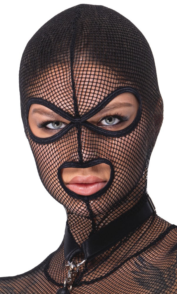 Bad Kitty Basque+Whip S - Conjunto de Rejilla con Látigo