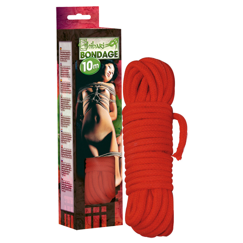 Red Rope 10 m - Cuerda de Bondage Bad Kitty