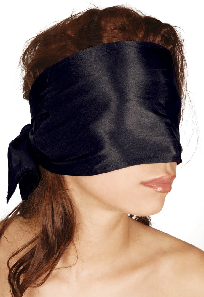Bondage Scarf Black - Pañuelo de Satén para Juegos Eróticos