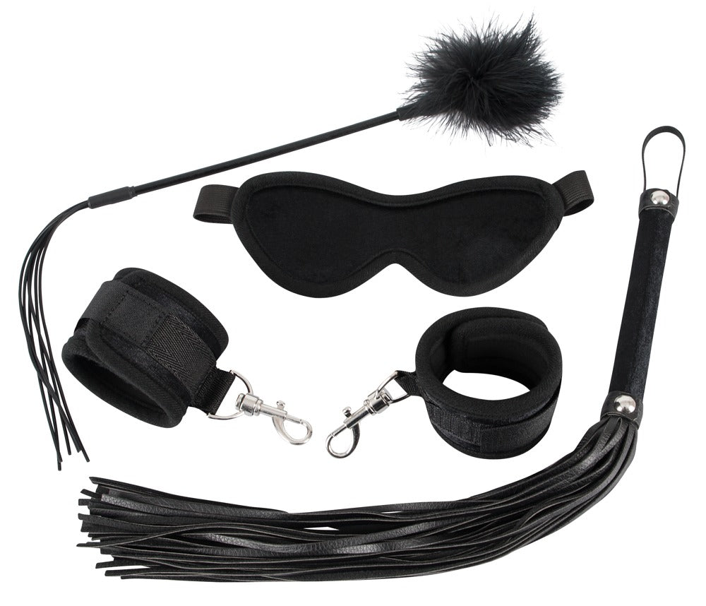 Fetish Kit Velvet Black - Juego de 4 Piezas Bad Kitty