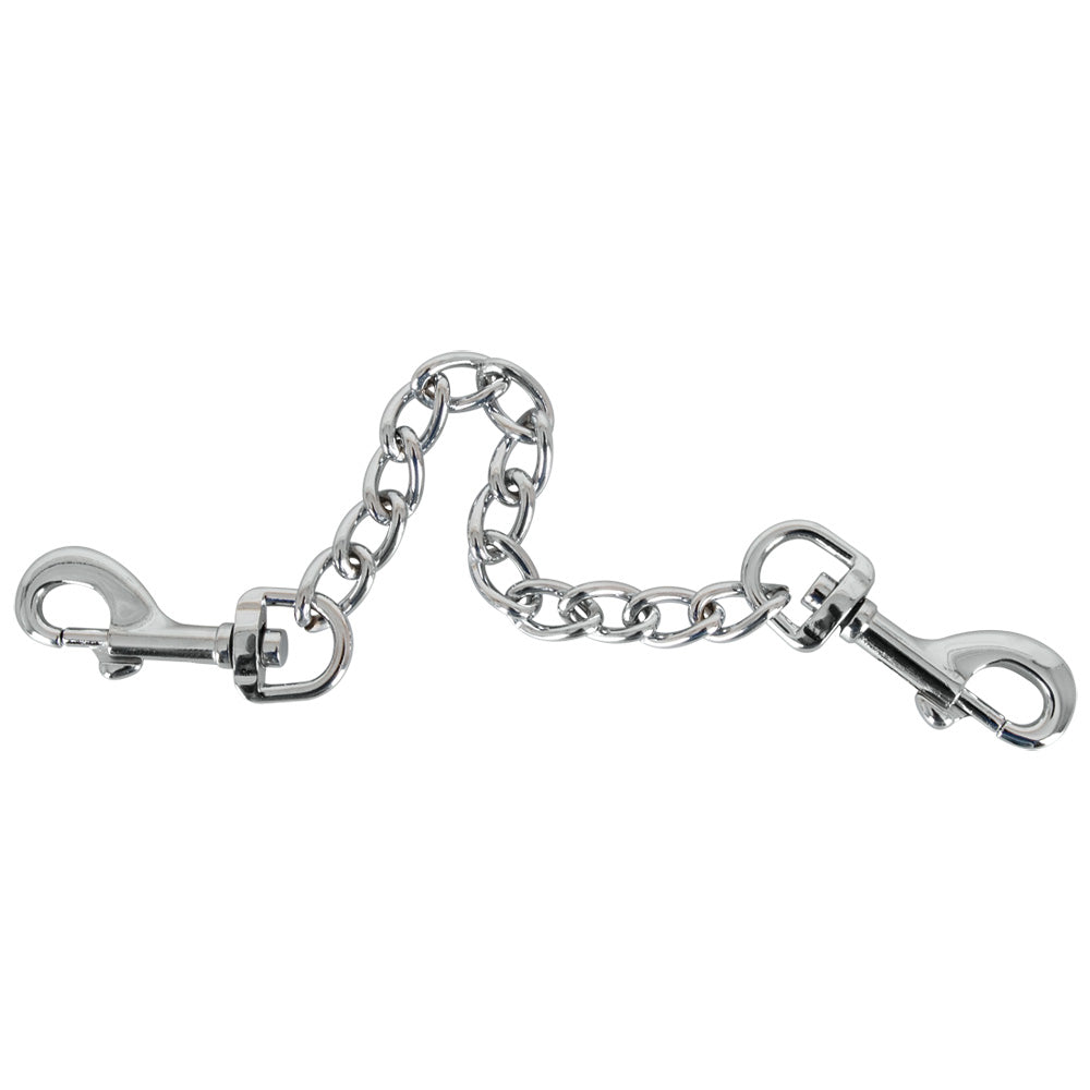 Cadena Metal ZADO 15cm con Mosquetones - Acero Cromado