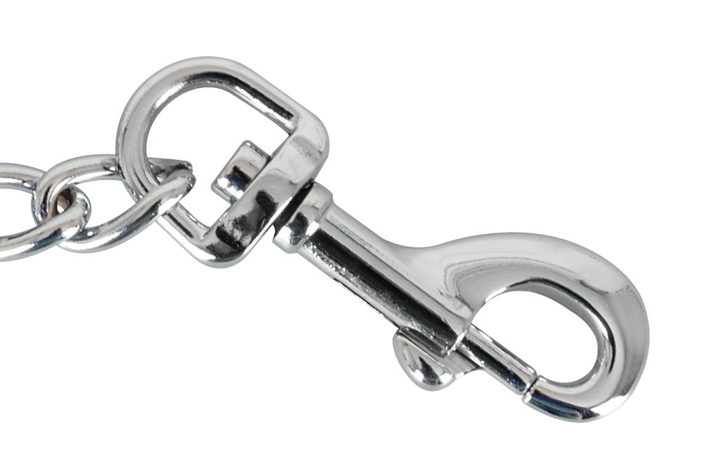 Cadena Metal ZADO 15cm con Mosquetones - Acero Cromado