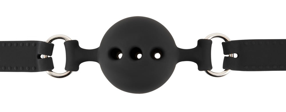 Mordaza de Silicona Medium Bad Kitty - Gag Ajustable Negro