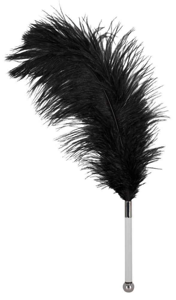 Pluma Negra Acrílica Bad Kitty - 13 cm