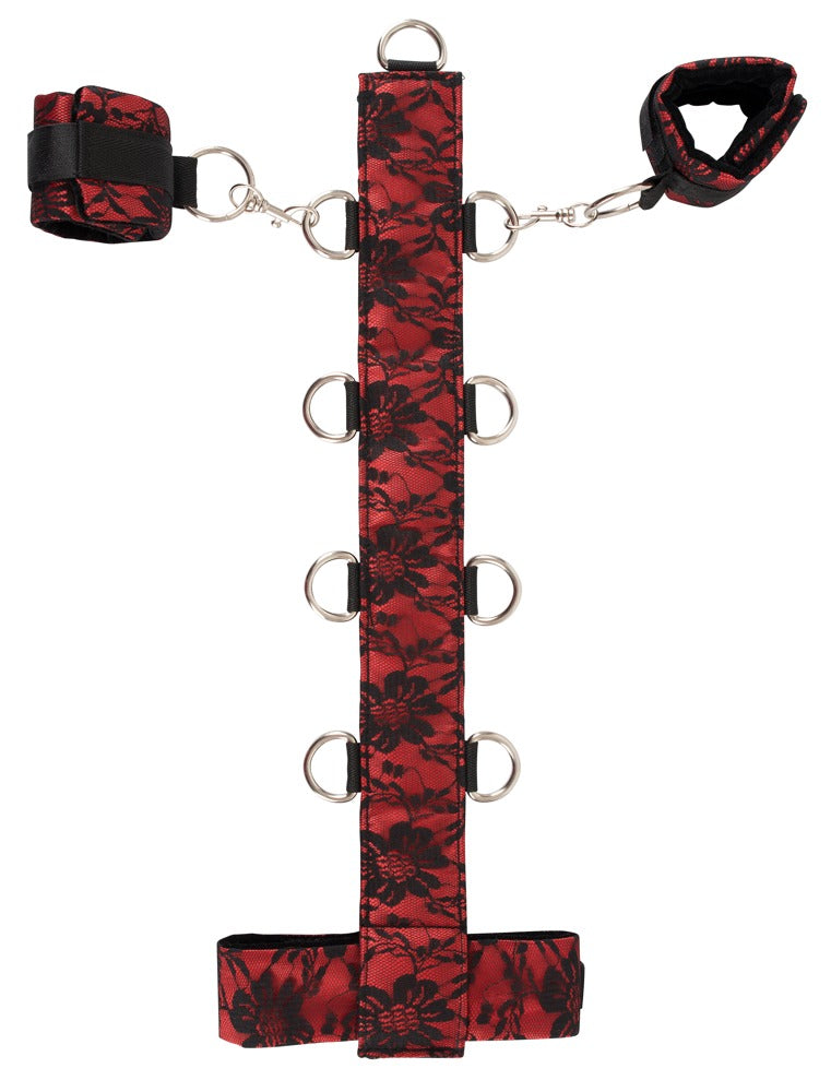 Bad Kitty Collar - Collar de Bondage con Esposas y Cierre Ajustable