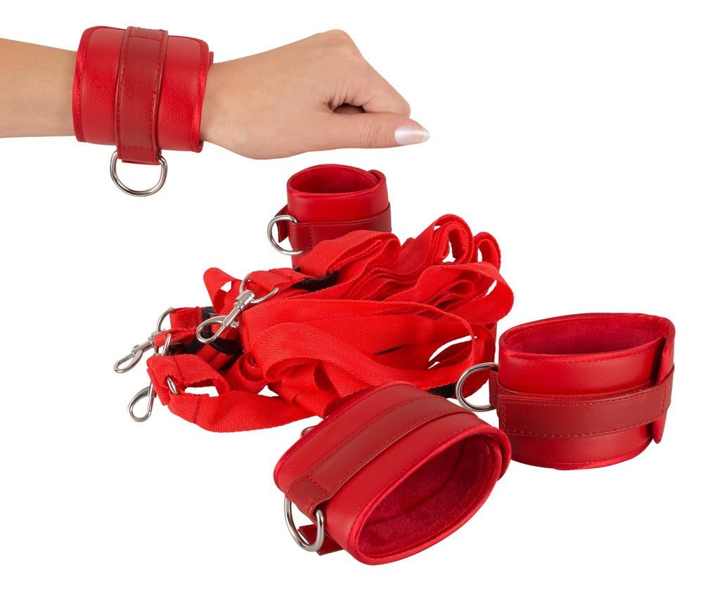 Bad Kitty Bed Restraint Set - Sistema de Bondage para Cama