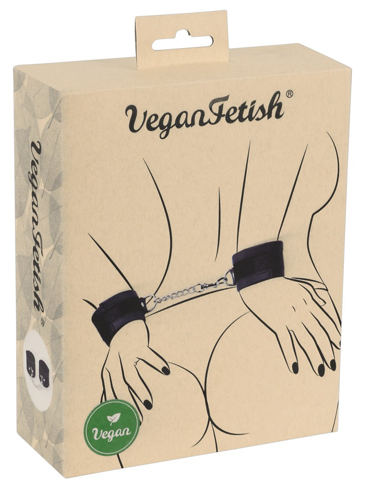 Esposas Vegan Fetish - Cierre Velcro y Cadena Desmontable