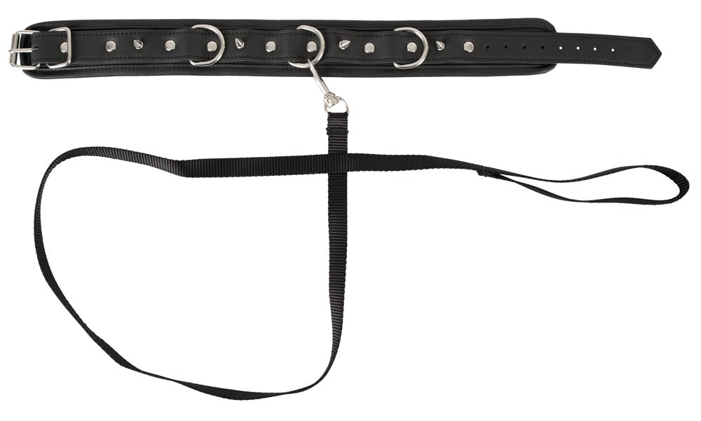 Collar Vegan Fetish con Correa Ajustable - Bondage Vegano