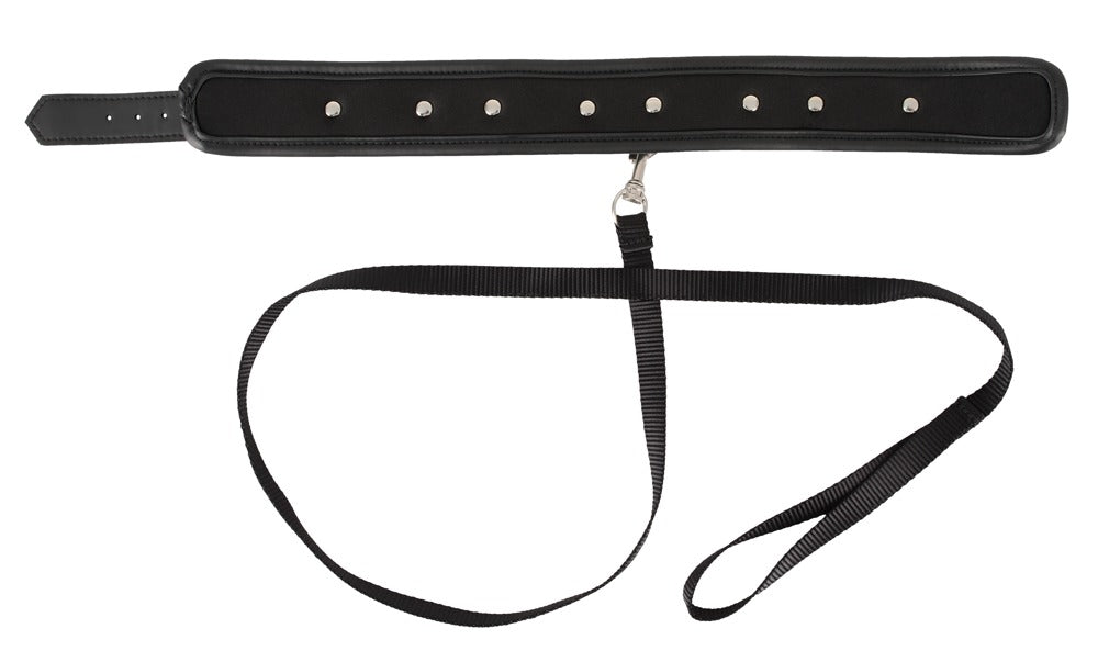 Collar Vegan Fetish con Correa Ajustable - Bondage Vegano