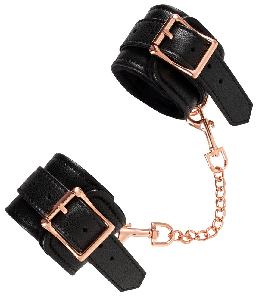 Bad Kitty Cuffs Black - Esposas de Bondage con Cadena Ajustables