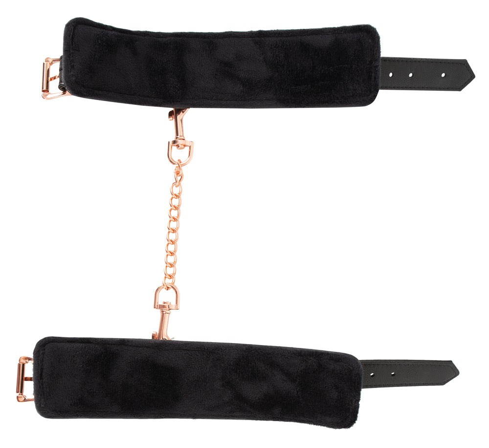 Bad Kitty Cuffs Black - Esposas de Bondage con Cadena Ajustables