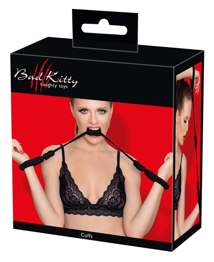 Bad Kitty Handcuffs 2 - Esposas de Cuerda Ajustables