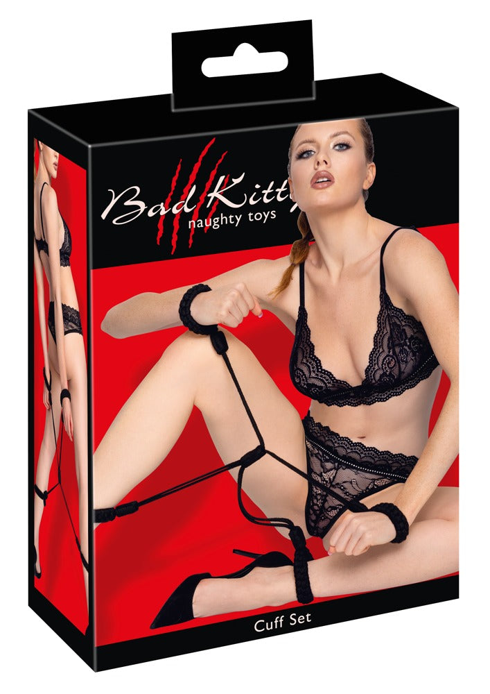 Bad Kitty Handcuffs 1 - Esposas de Bondage en Algodón