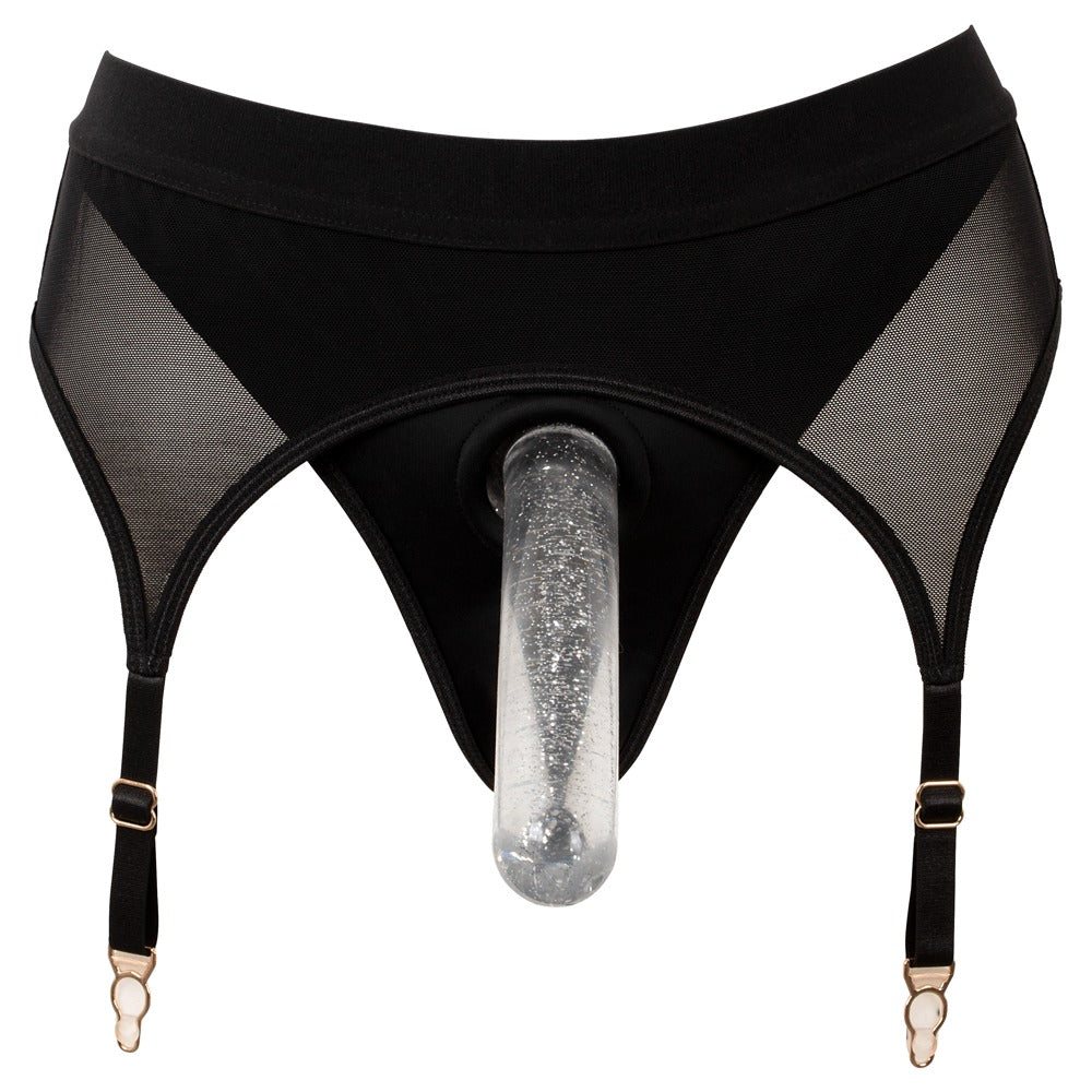 Bad Kitty Suspender Thong 2XL - Tanga con Arnés Ajustable