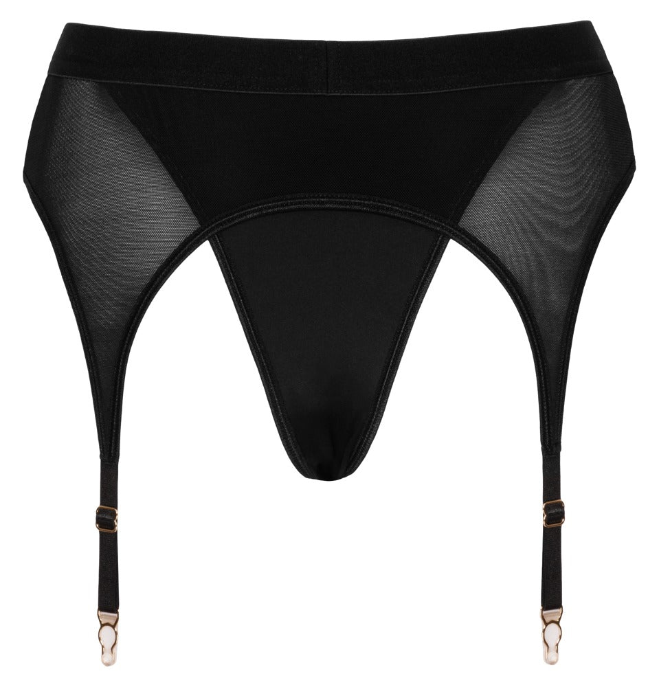 Bad Kitty Suspender Thong L - Tanga con Arnés Ajustable