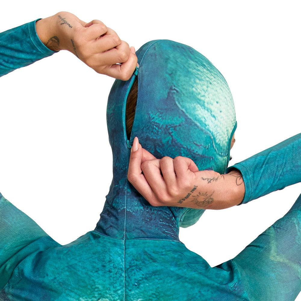 Beasty Cocks Jumpsuit Verde Reptil - Mono Fantasía L/XL