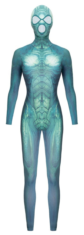 Beasty Cocks Jumpsuit Verde Reptil - Mono Fantasía L/XL