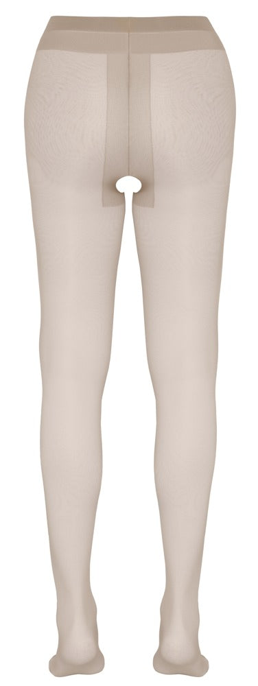 Medias Crotchless Cottelli Legwear Skin XL - Brillo Satén