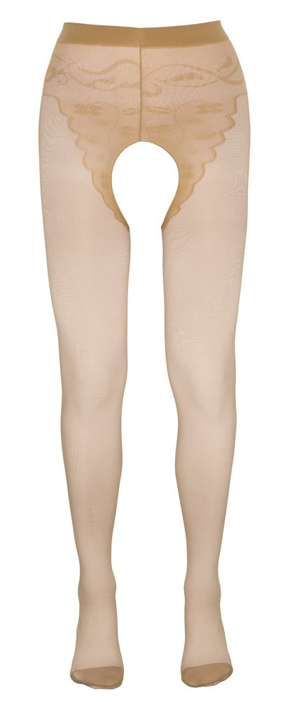Tights 4 Cottelli Legwear - Medias con String Estampado