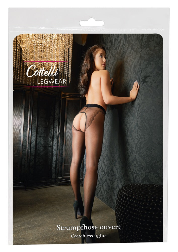 Medias Crotchless Tights 4 Cottelli Legwear - 20 Den
