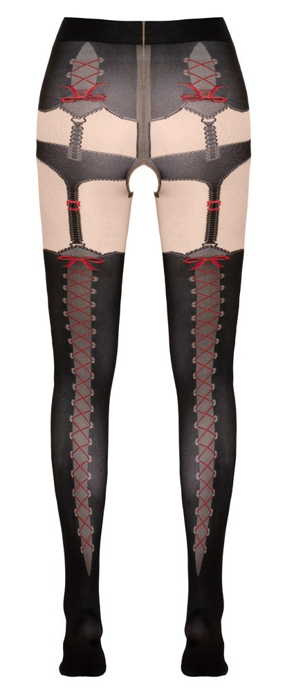 Cottelli Legwear Tights with a Pattern 3 - Medias Elegantes con Diseño