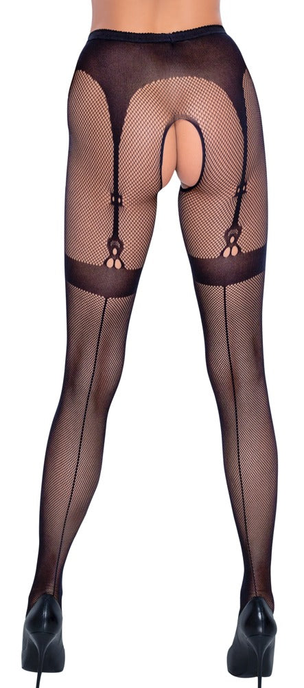 Tights Net S-L - Medias de Malla Cottelli Legwear