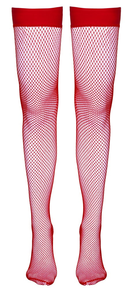 Hold-up Stockings Rojo Talla L - Cottelli Legwear
