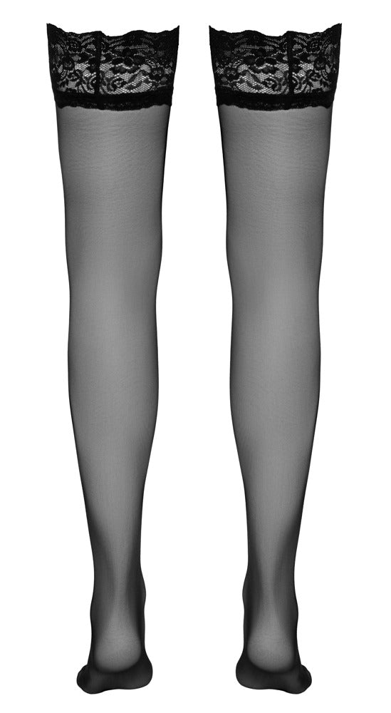 Hold-up Stockings Black 7 - Medias de Sujeción Cottelli Legwear