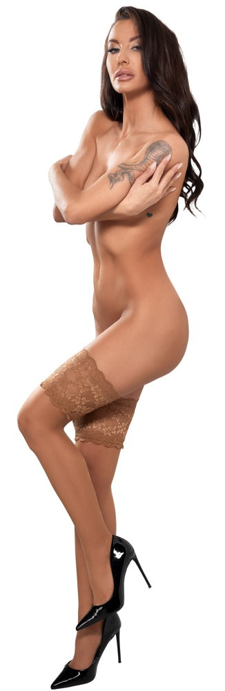 Hold-ups Skin 4 Cottelli Legwear - Medias con Encaje 20 Den