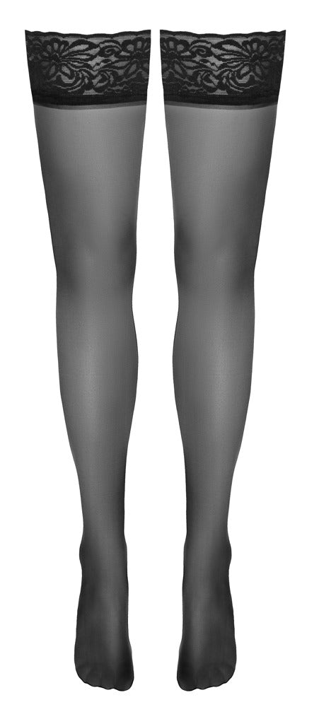 Hold-ups Seam 3 Cottelli Legwear - Medias Negras con Costura