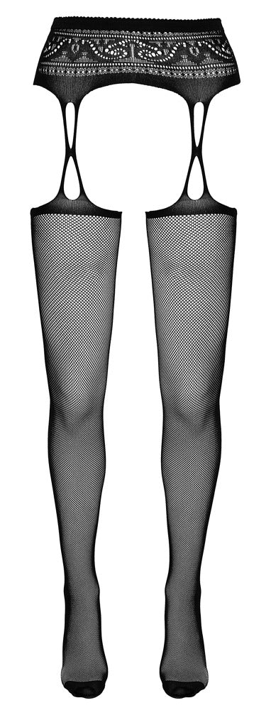 Medias con Tirantes Cottelli Legwear - Diseño Seductor L/XL