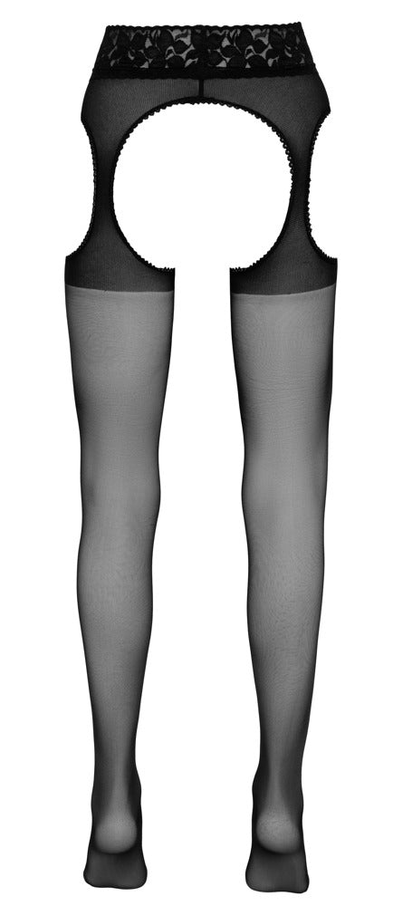 Suspender Tights 4 - Pantimedias con Encaje Cottelli Legwear