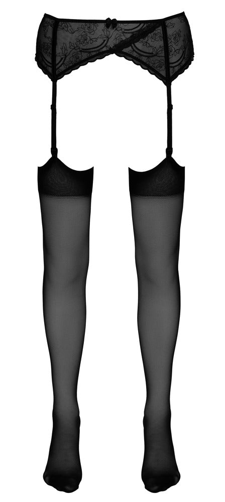 Stockings Black 7 - Medias Negras Cottelli Legwear
