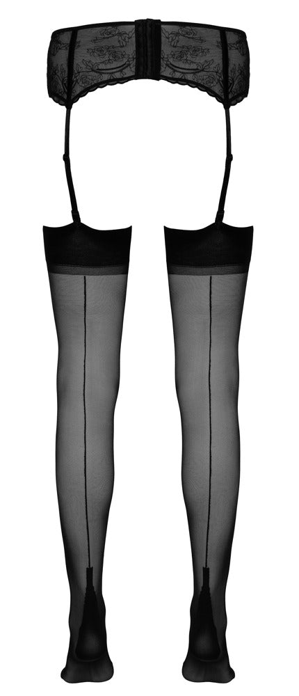 Medias con Costura Negras Cottelli Legwear - 15 DEN