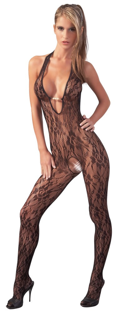 Catsuit con Perlas No:Xqse L/XL Negro