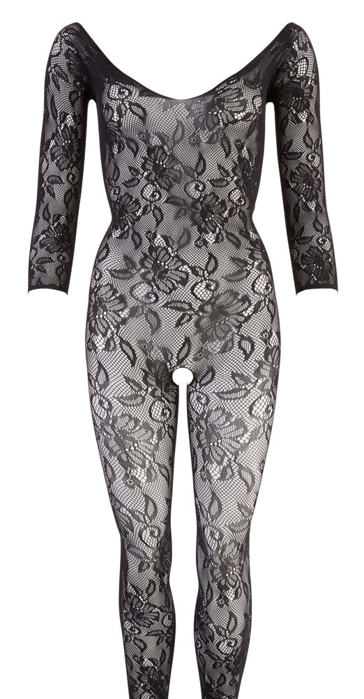 Catsuit S-L No:Xqse - Body Entero en Encaje con Manga 3/4