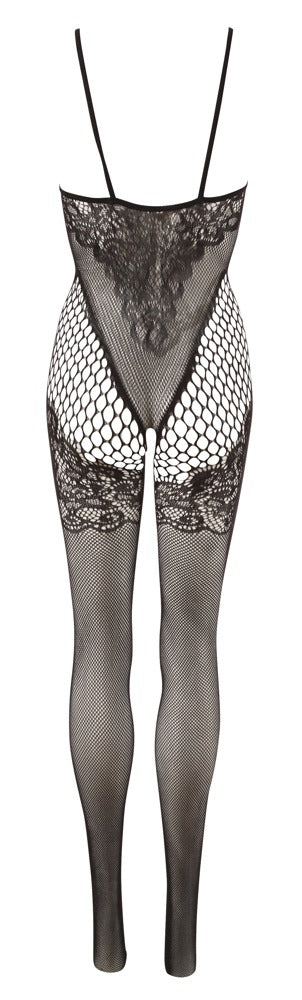 Catsuit Lace S-L Negro con Encaje - No:Xqse