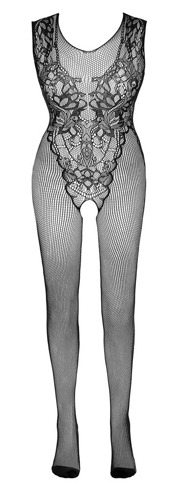 Crotchless Catsuit S/L No:Xqse - Red Elástica y Suave